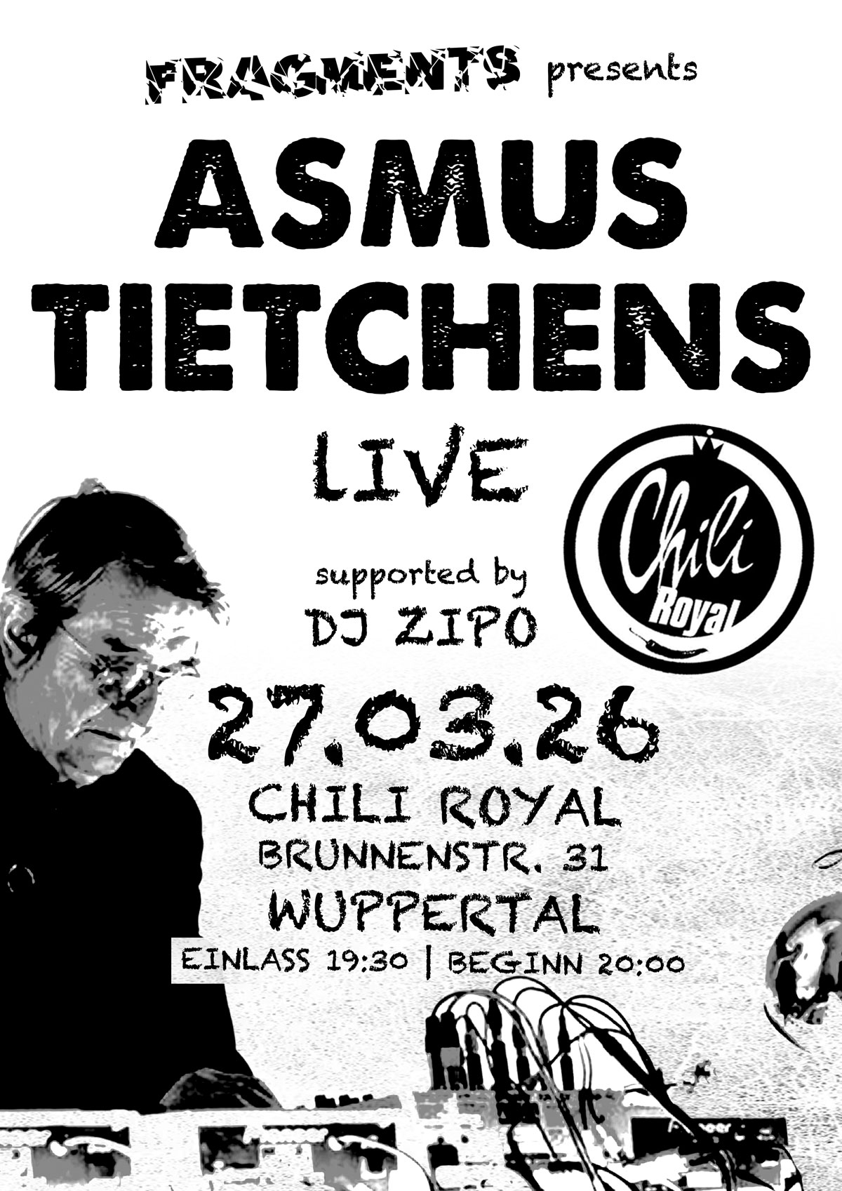 Mehr über den Artikel erfahren Asmus Tietchens live in Wuppertal