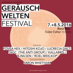 07.-08.05.2016 -- Geräuschwelten festival 2016 07.-08.05.2016 -- Geräuschwelten festival 2016