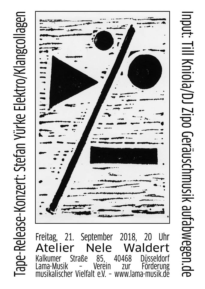 Read more about the article 21.09.2018  — Lecture and DJ set at Stefan Yürke release concert