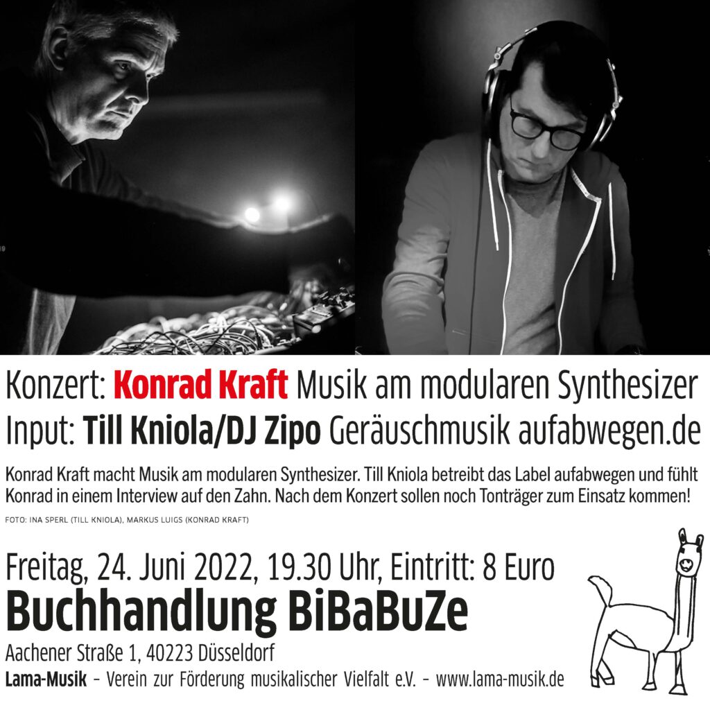 Read more about the article 24/06/2022 – Konrad Kraft live & artist talk