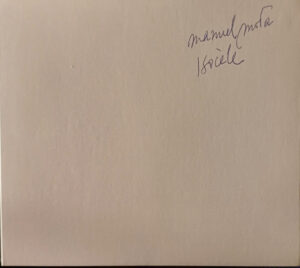 Mehr über den Artikel erfahren Manuel Mota – Isocèle CD